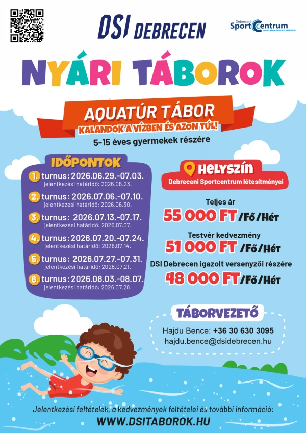 Aquatúr tábor